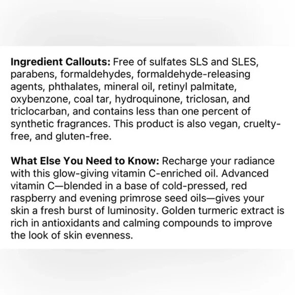 Sunday Riley C.E.O Glow Vitamin C + Turmeric Face Oil 10ml - Picture 8 of 11